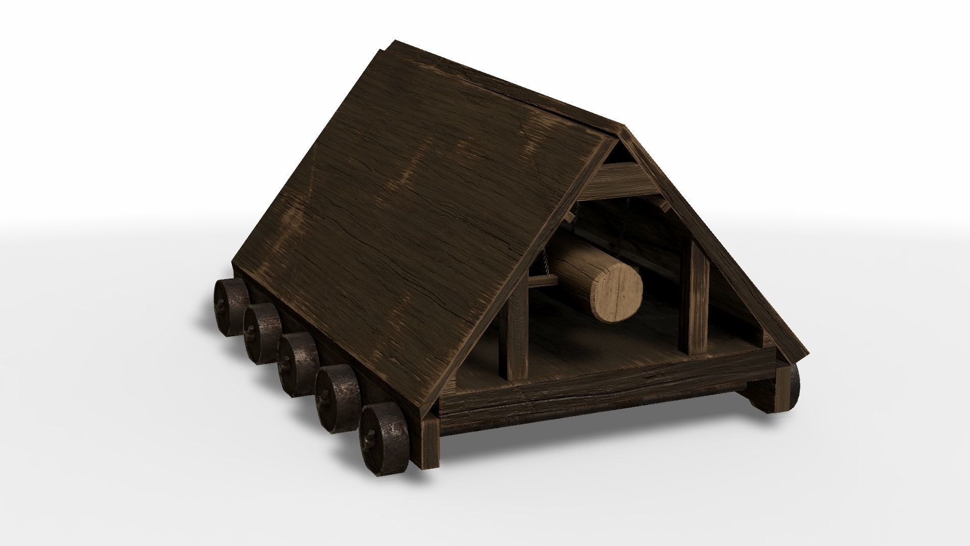 Battering Ram Low-poly 3D model_39