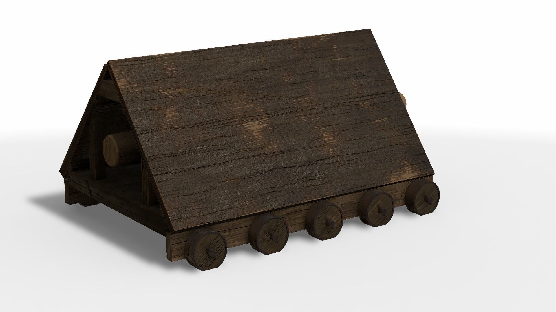 Battering Ram Low-poly 3D model_32