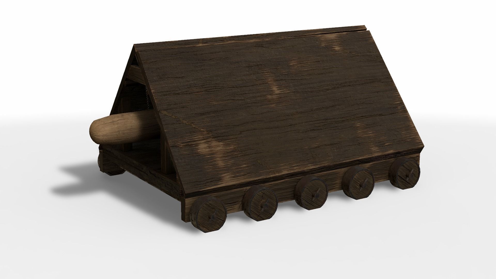 Battering Ram Low-poly 3D model_14