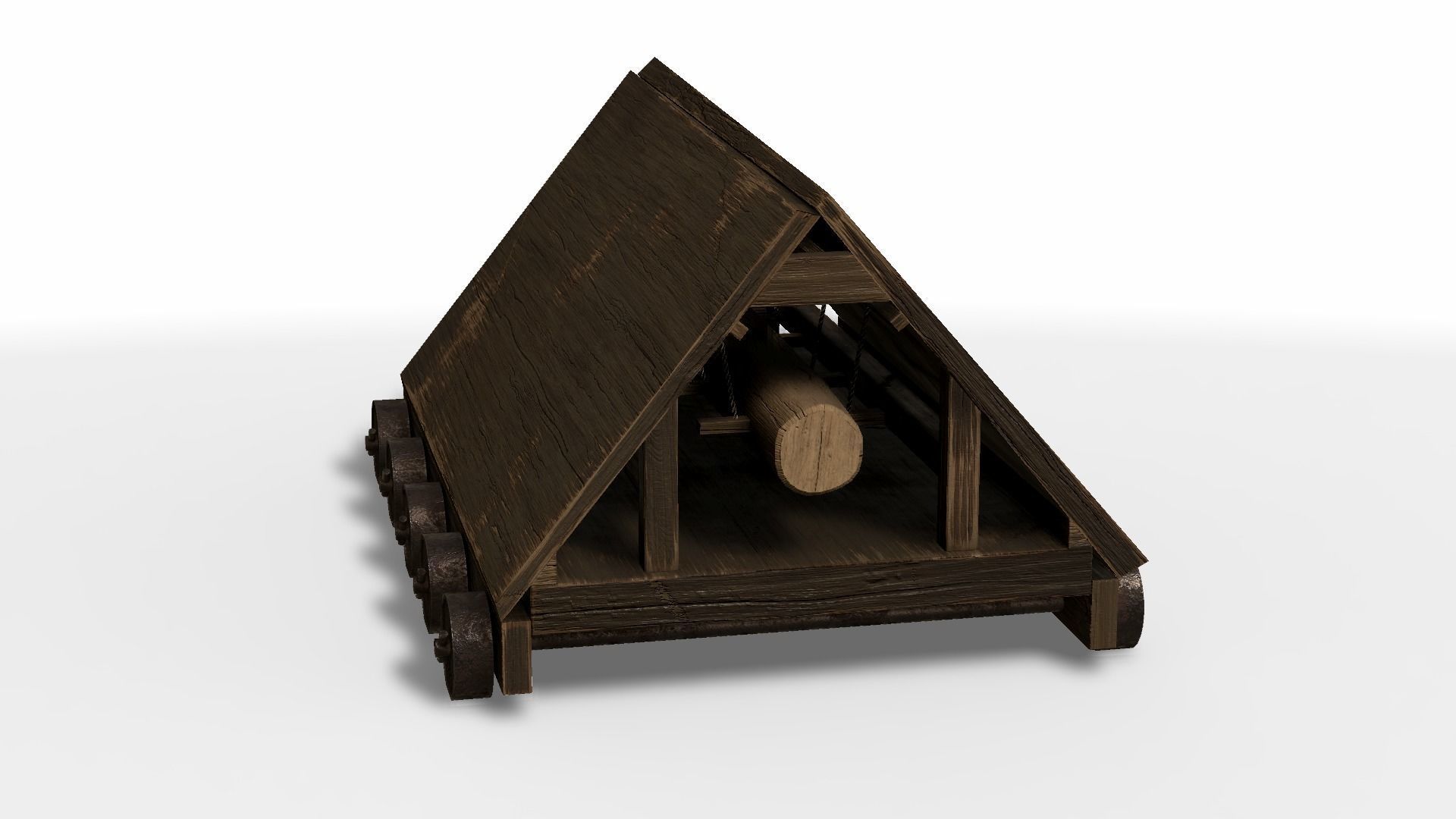 Battering Ram Low-poly 3D model_38