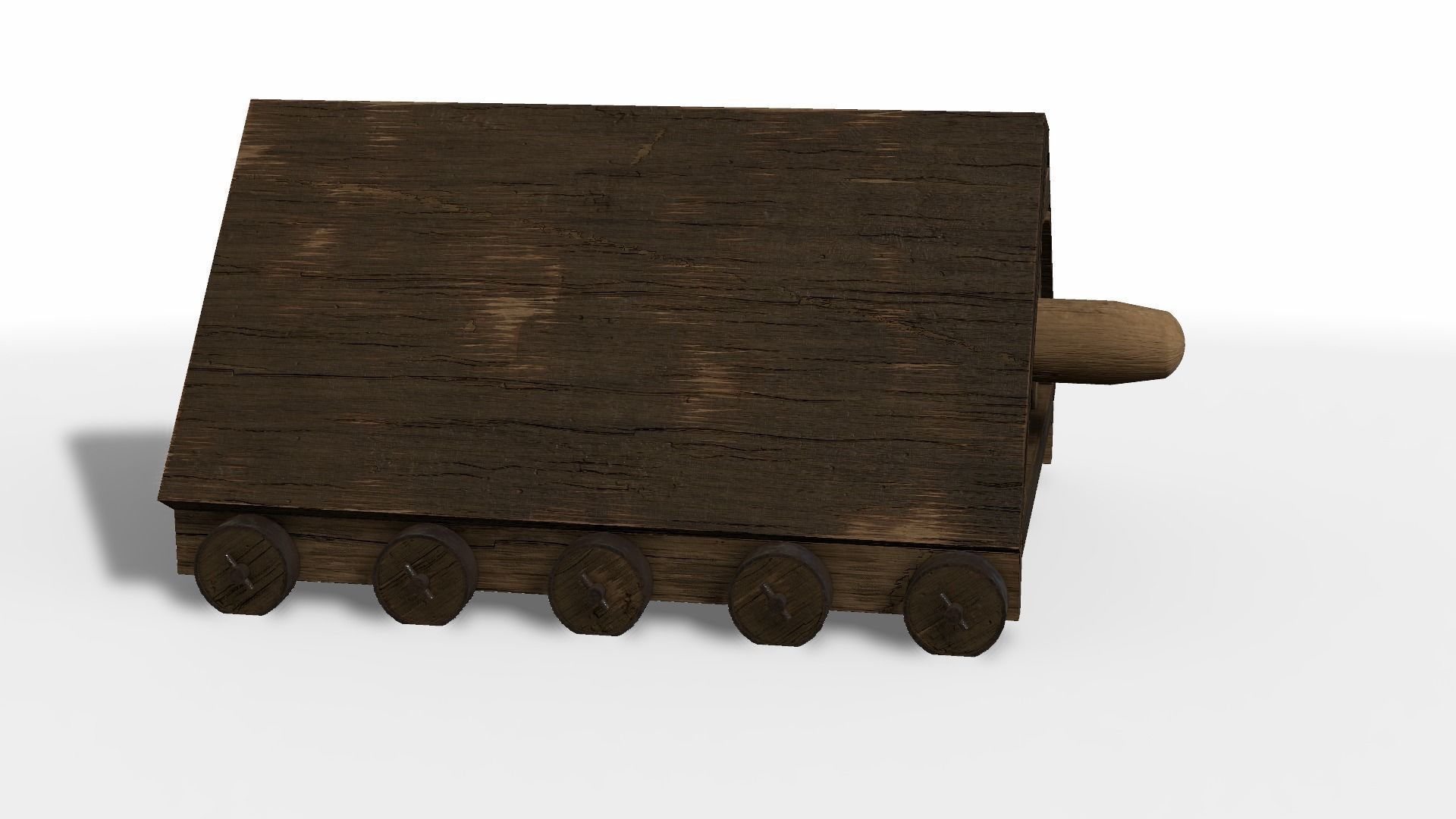 Battering Ram Low-poly 3D model_28