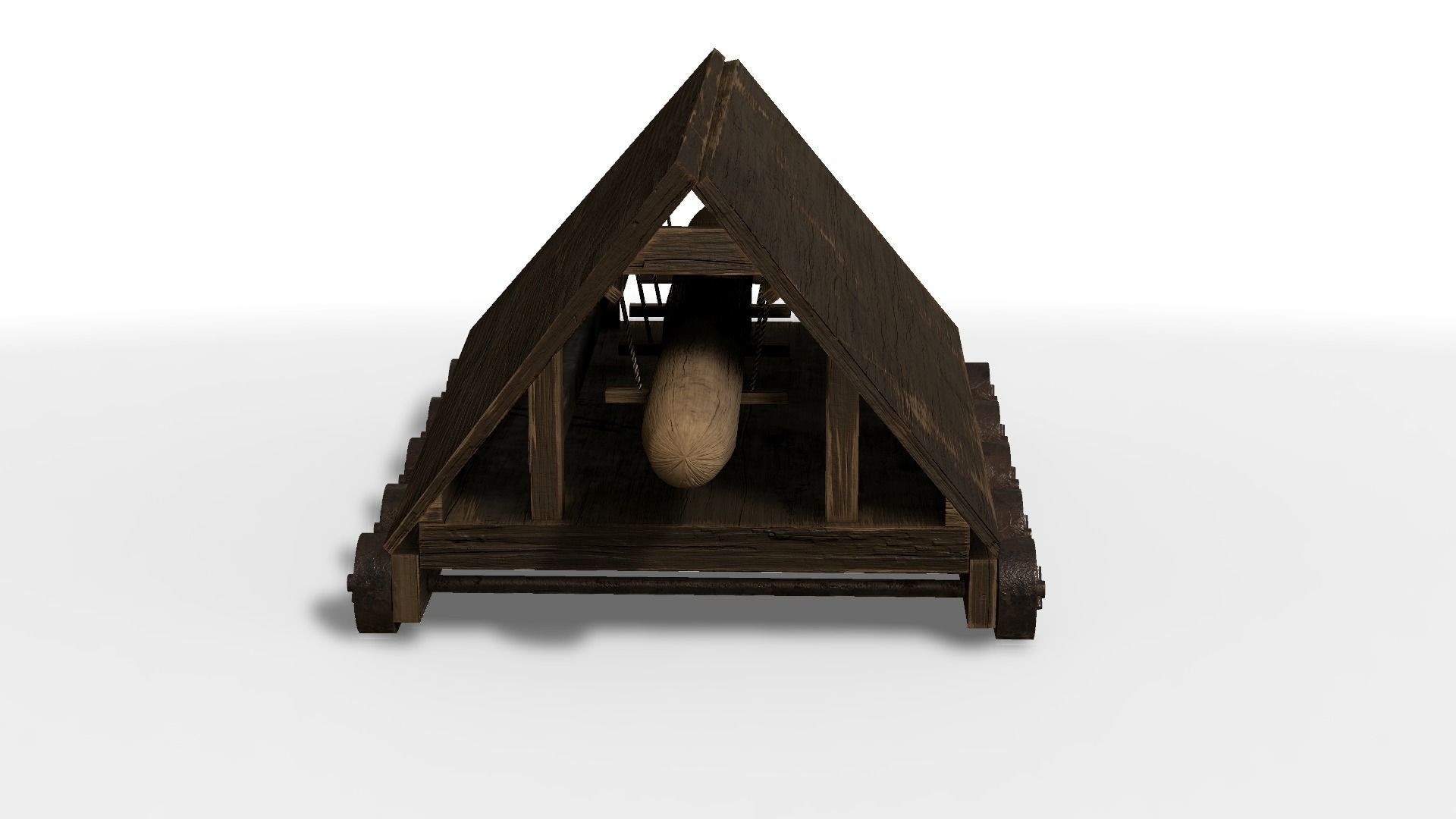 Battering Ram Low-poly 3D model_20