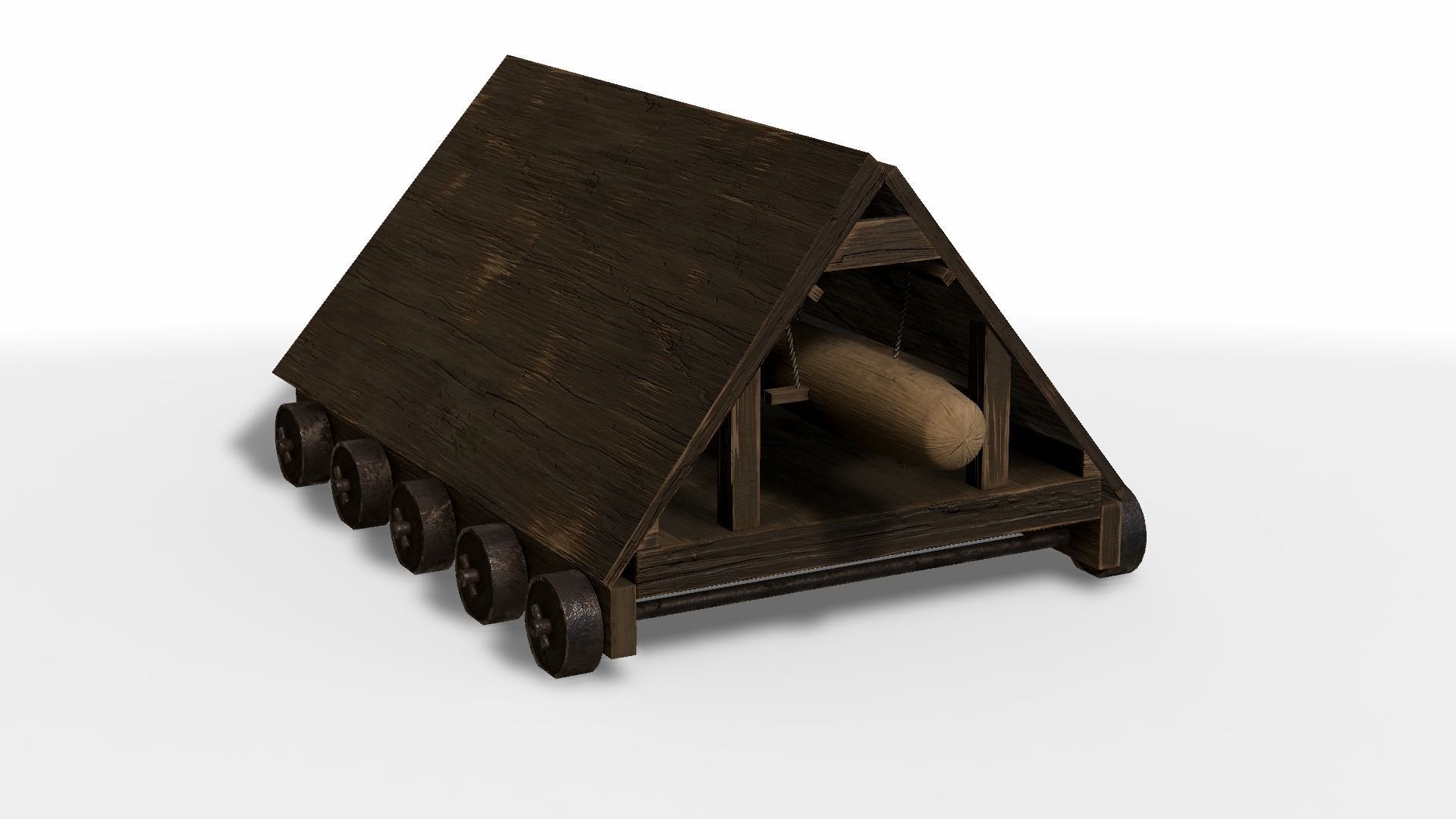 Battering Ram Low-poly 3D model_23