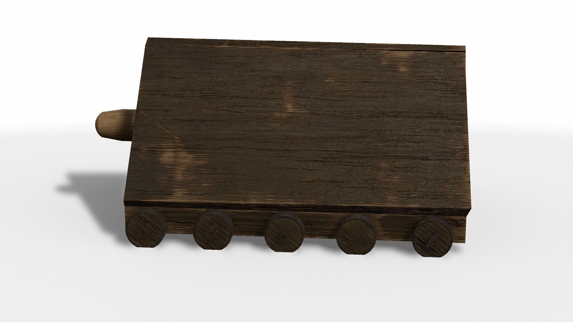 Battering Ram Low-poly 3D model_10