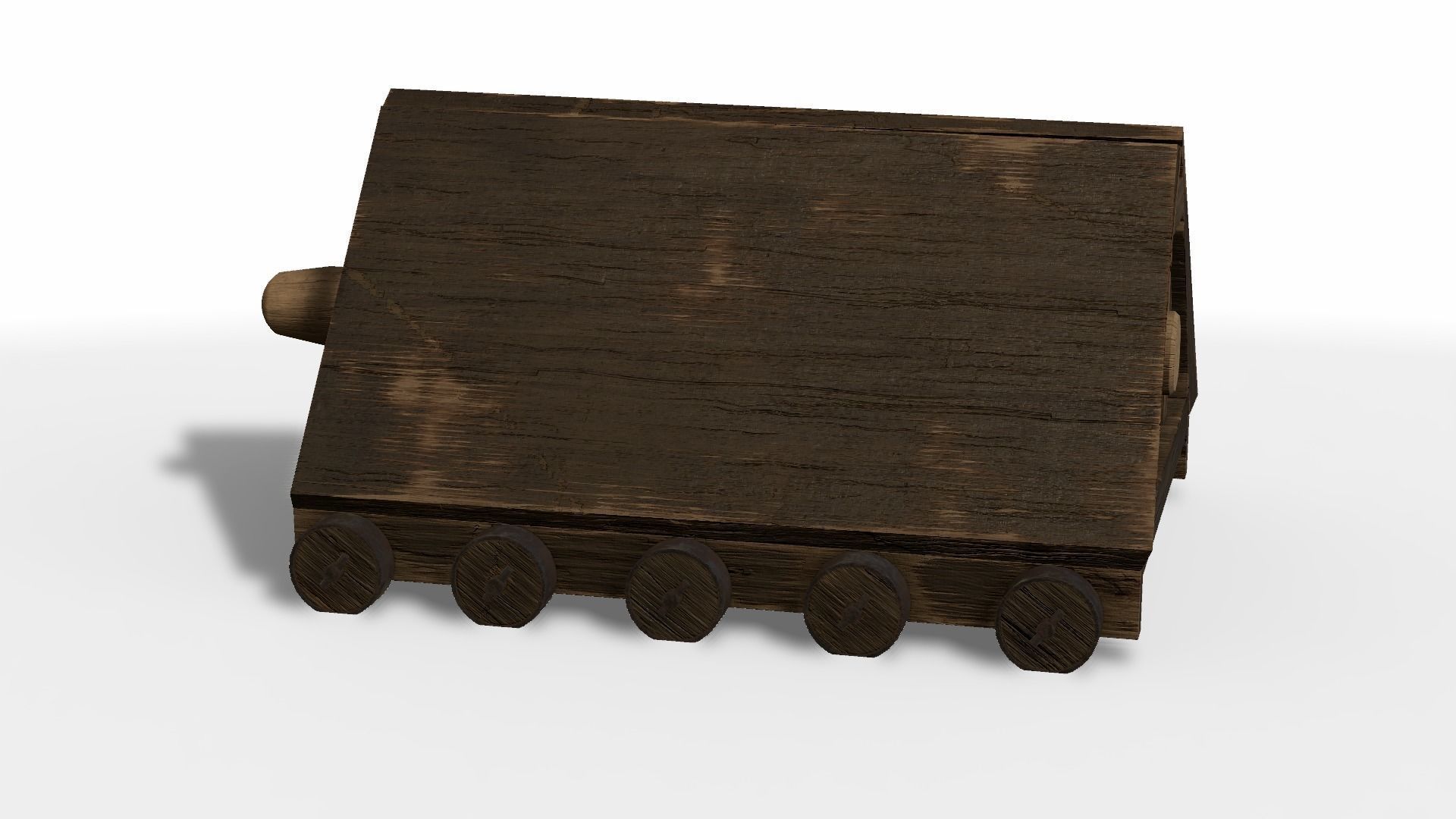 Battering Ram Low-poly 3D model_9