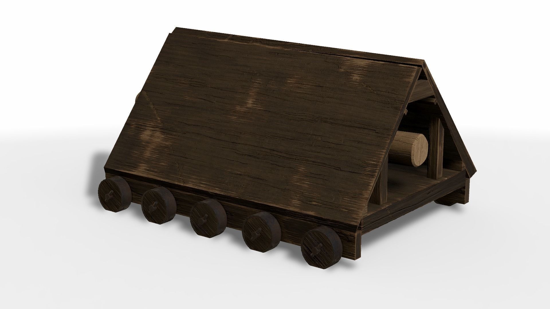 Battering Ram Low-poly 3D model_6