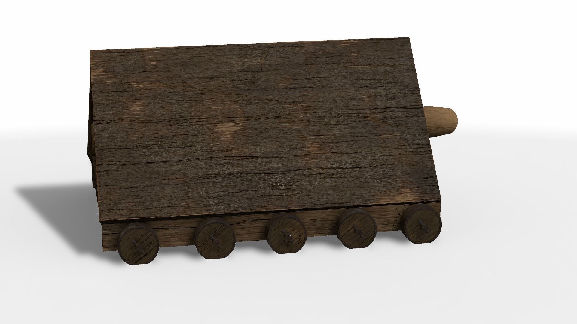 Battering Ram Low-poly 3D model_30