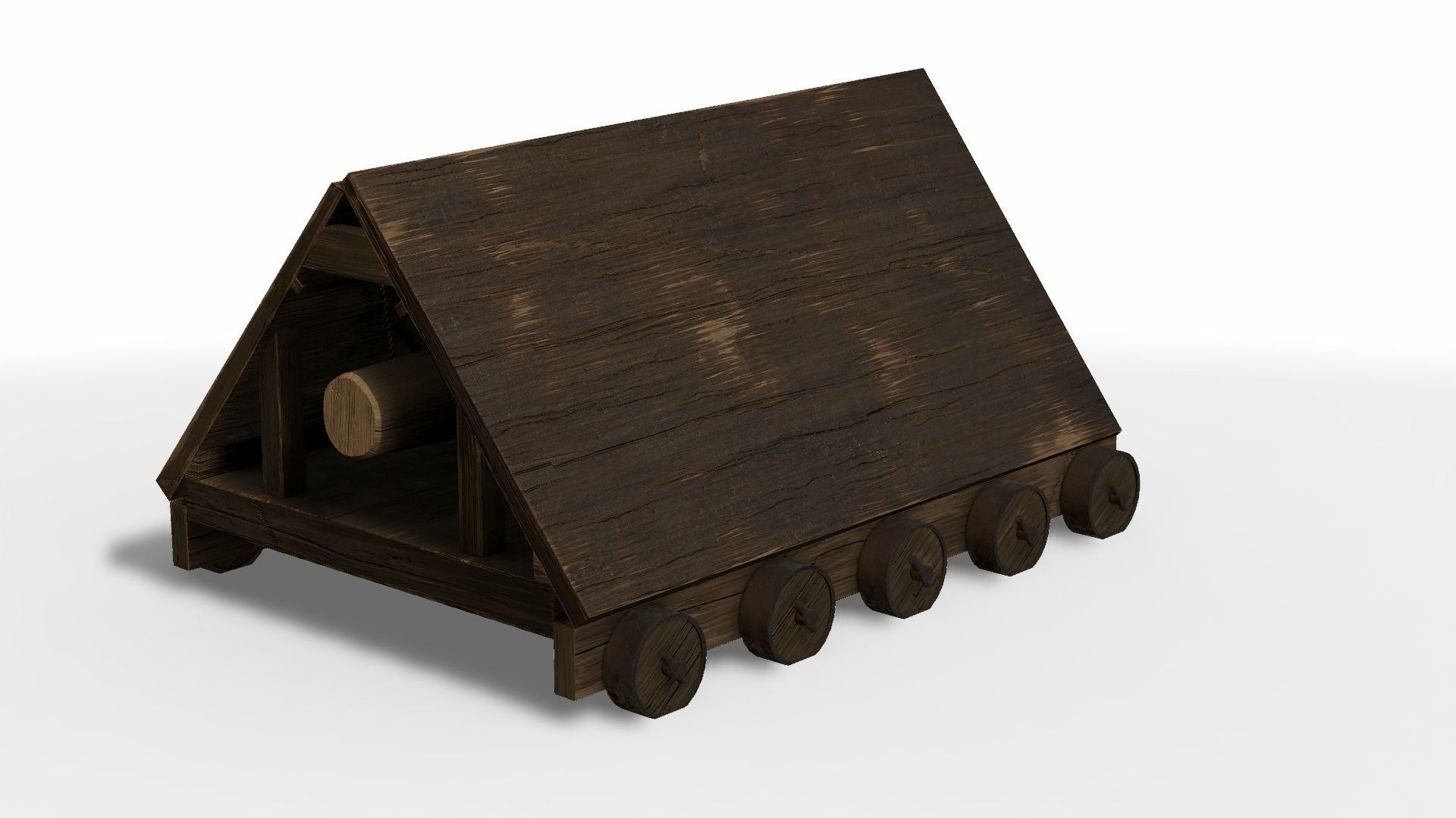 Battering Ram Low-poly 3D model_33