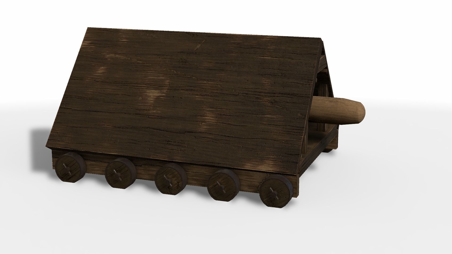 Battering Ram Low-poly 3D model_27