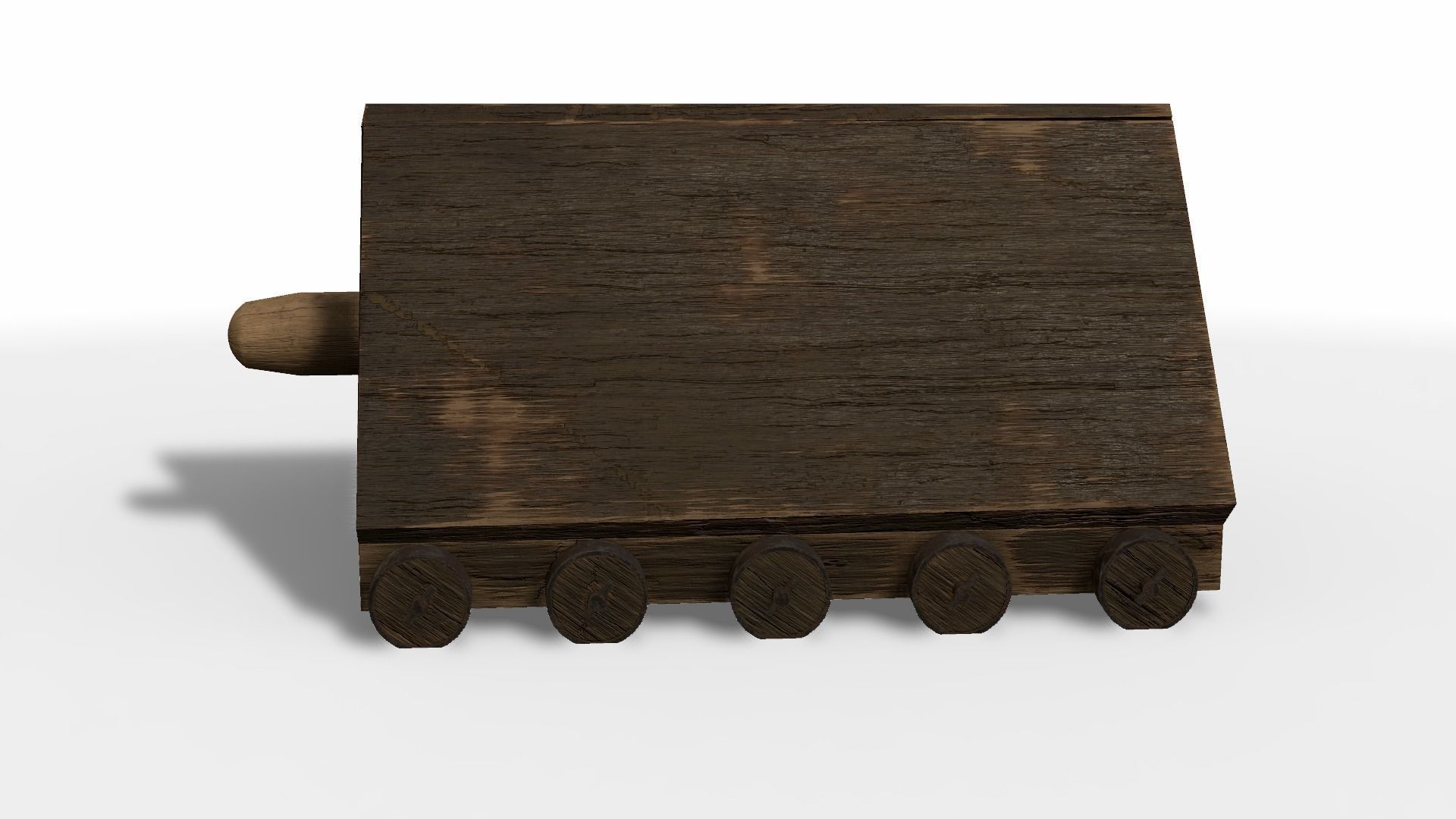 Battering Ram Low-poly 3D model_11