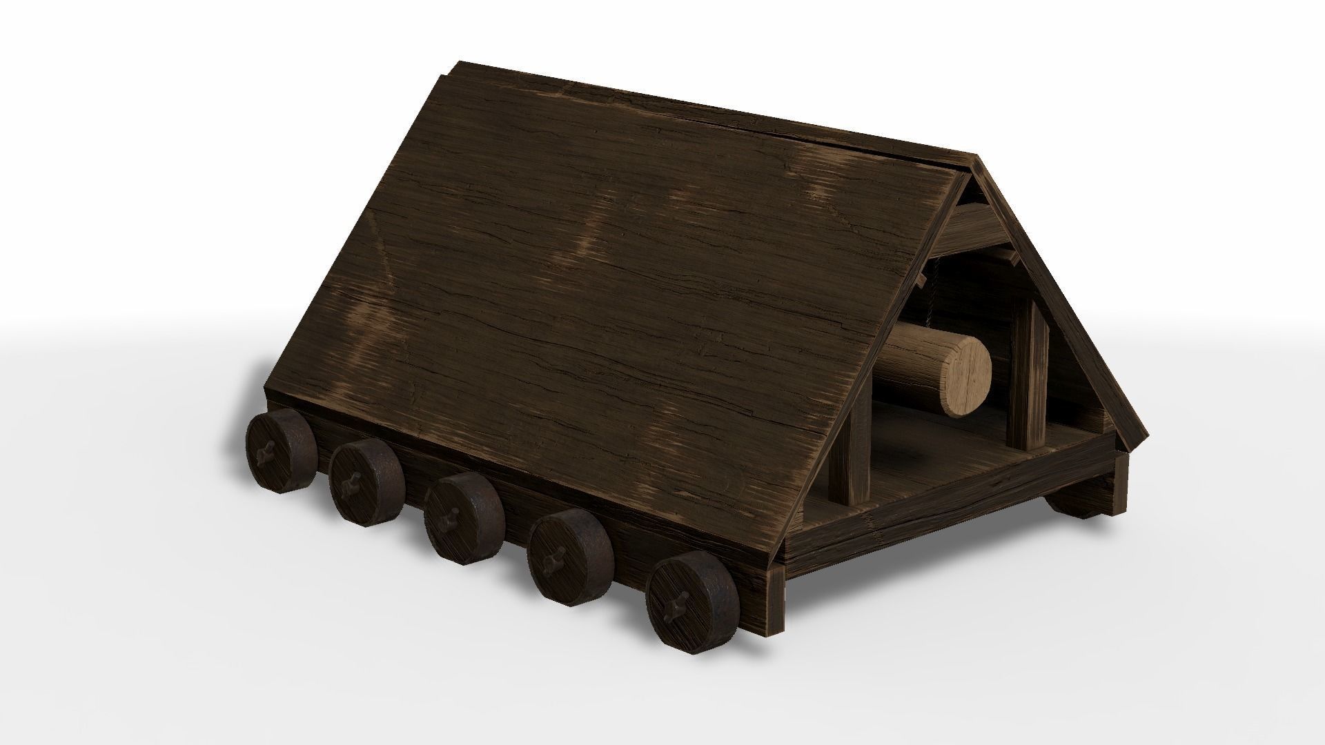 Battering Ram Low-poly 3D model_41