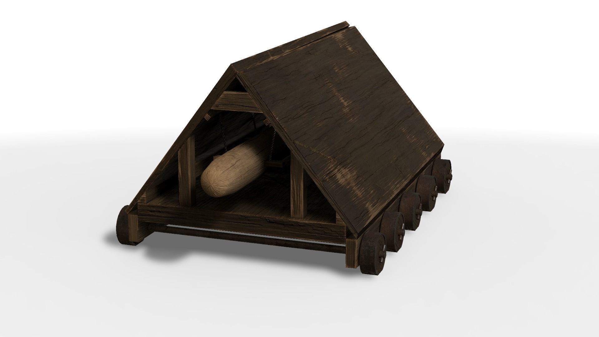 Battering Ram Low-poly 3D model_18