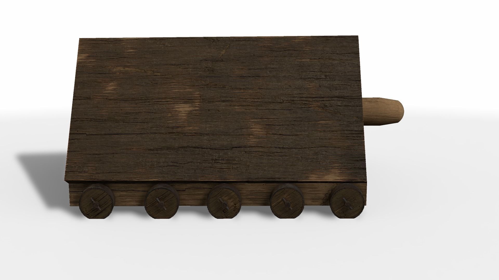 Battering Ram Low-poly 3D model_29