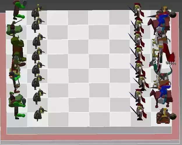 Goblin vs Knight 3D model