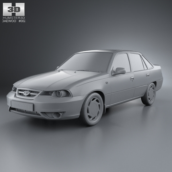 Daewoo nexia 3d model