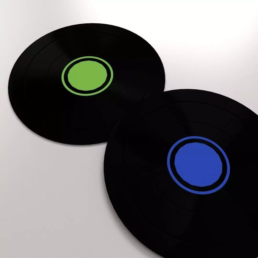 Vinyl Record 3D model_0