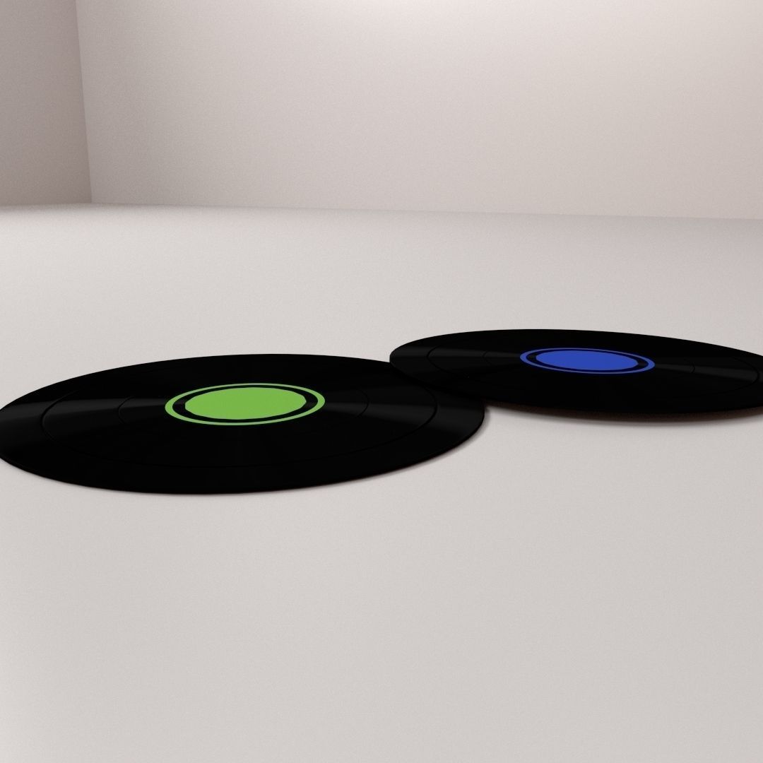 Vinyl Record 3D model_1