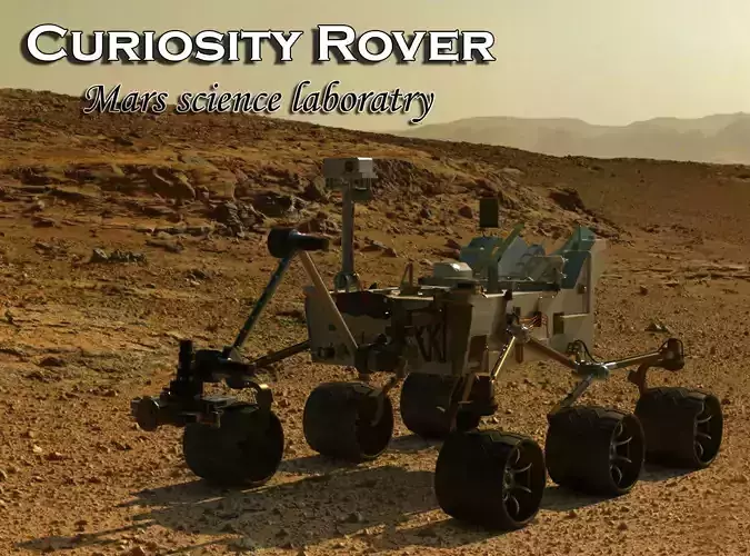 CURIOSITY ROVER-MARS SCIENCE LABORATORY 3D model