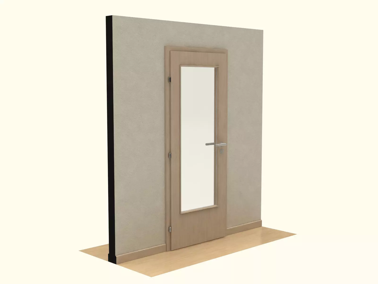 Wooden Door 3D model