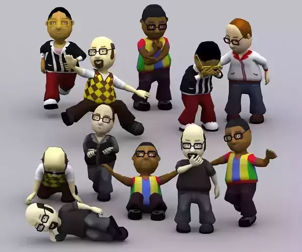 3DRT - Toonworld Characters Males