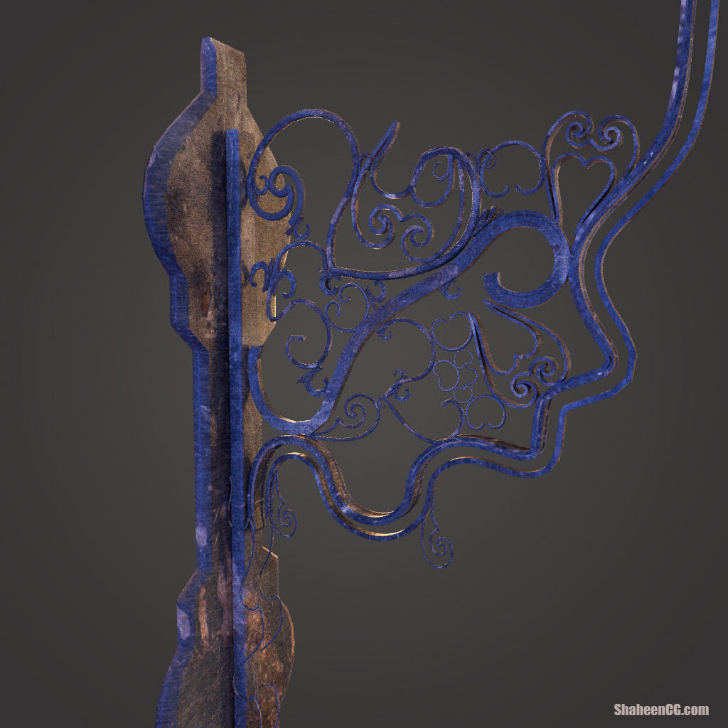 Victorian Lantern Free 3D model_1