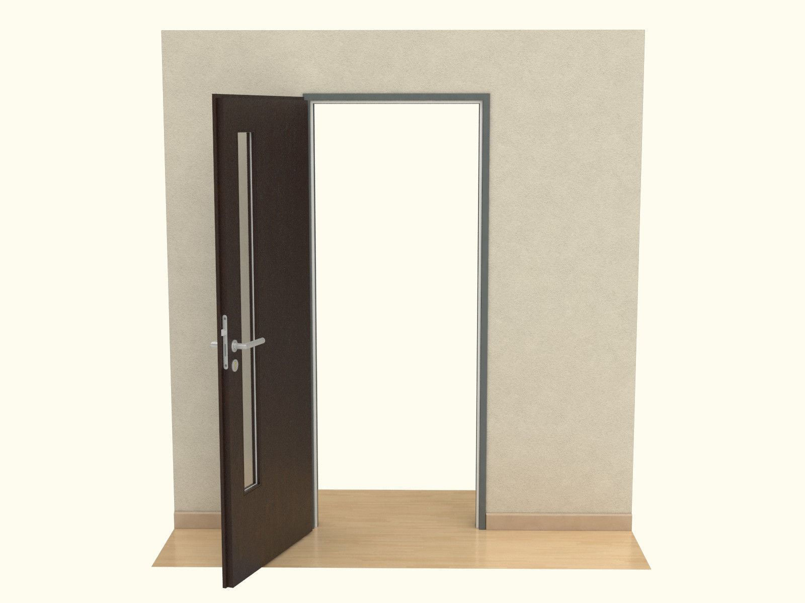 Wooden Door 3D model_6