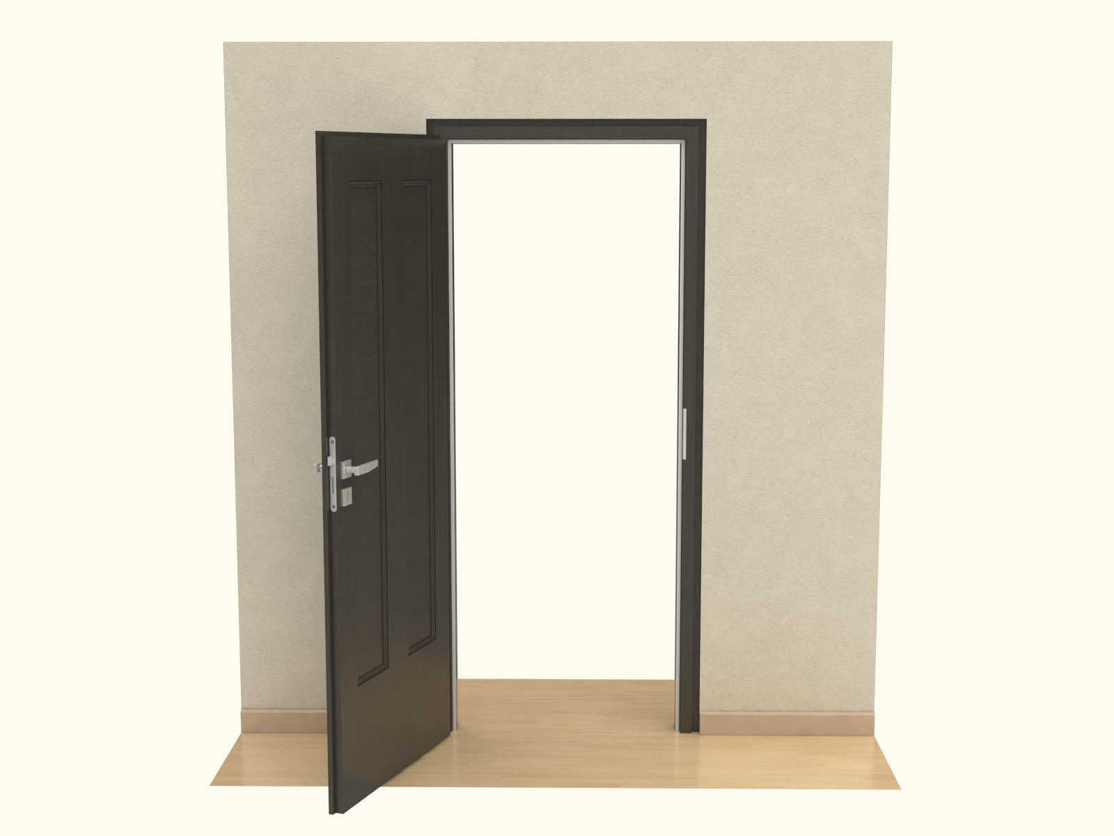 Wooden Door 3D model_7