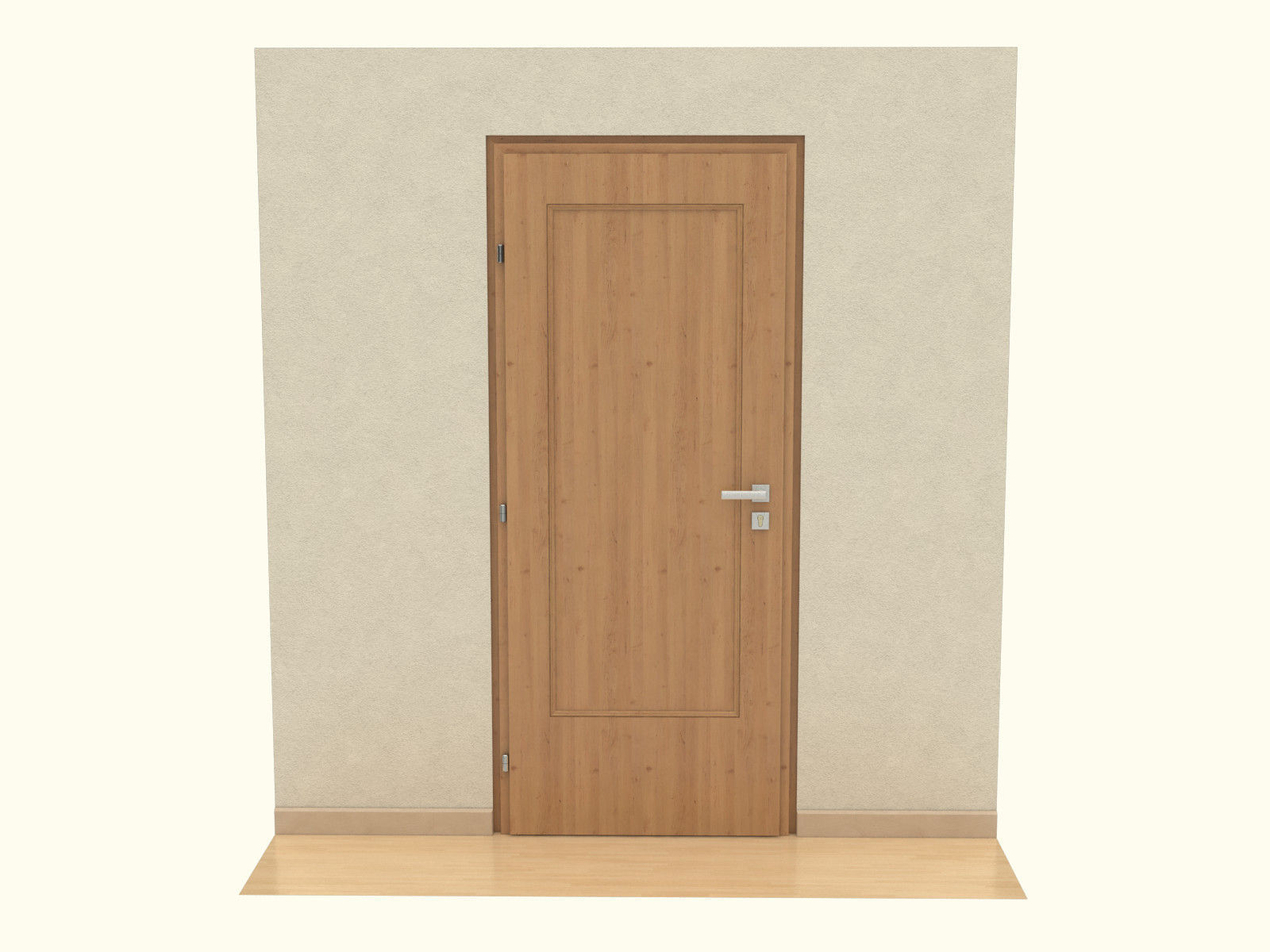 Door set with frame 3D model_62