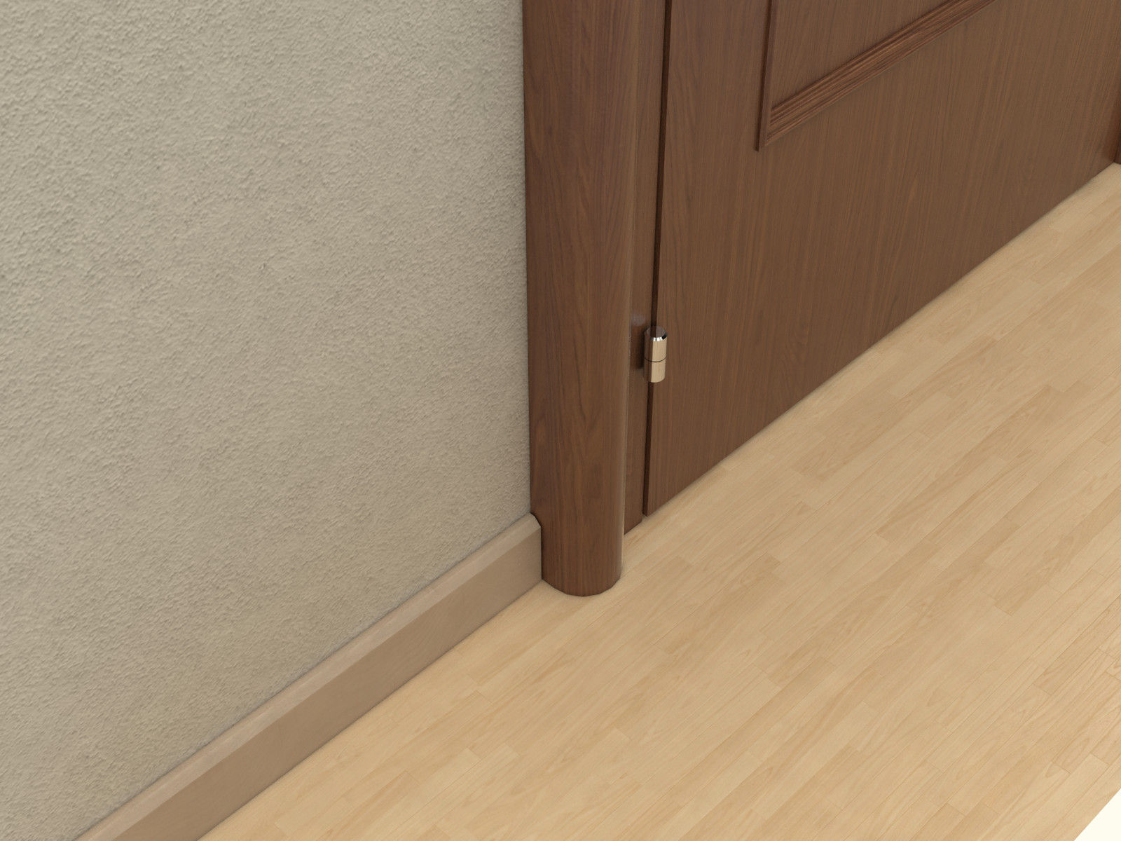 Door set with frame 3D model_106