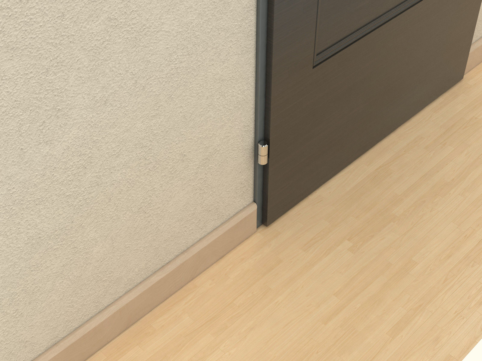 Door set with frame 3D model_34