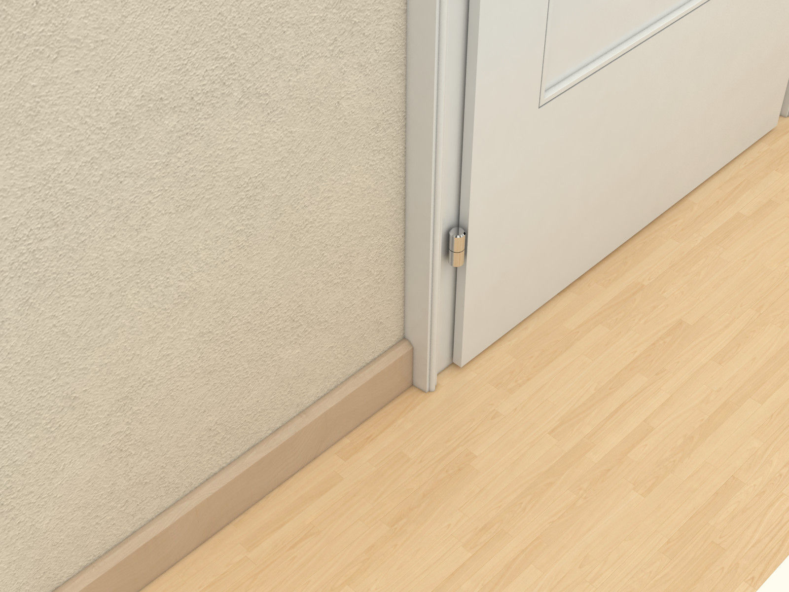Door set with frame 3D model_22