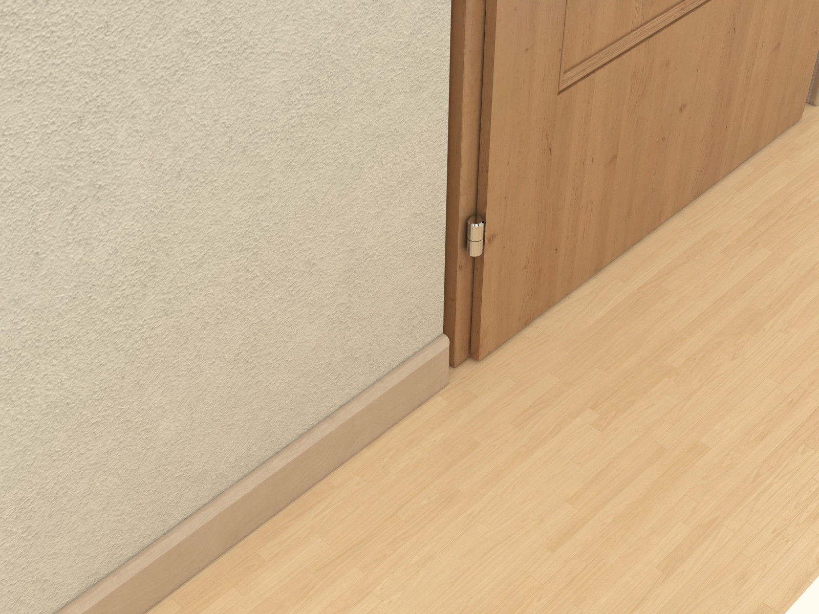 Door set with frame 3D model_98