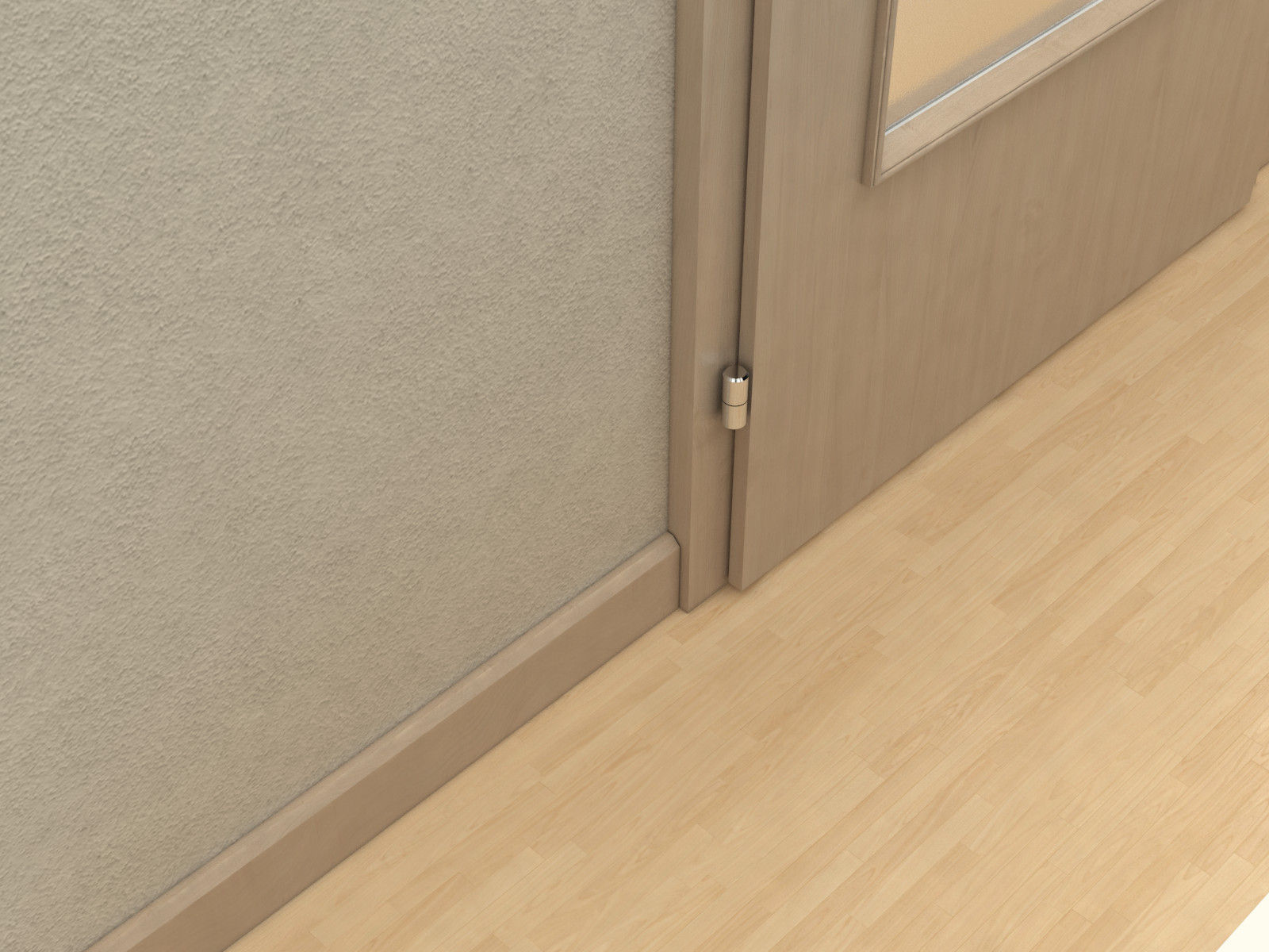 Door set with frame 3D model_49