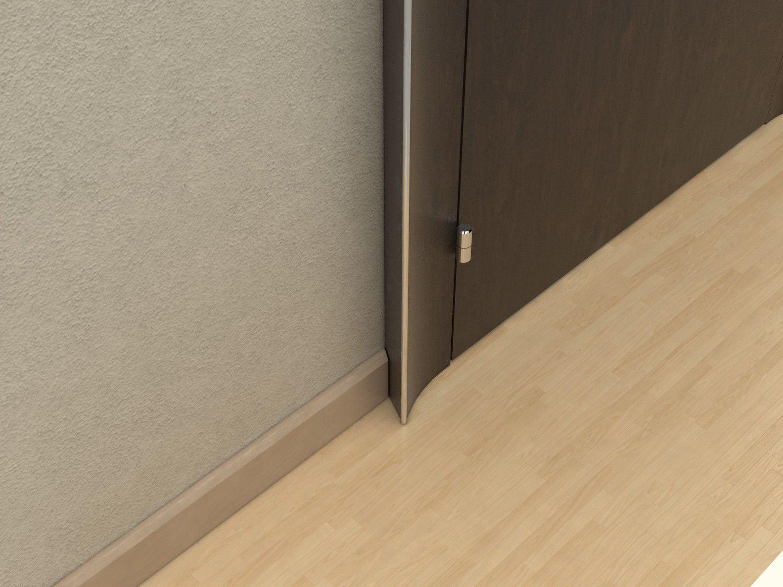 Door set with frame 3D model_29