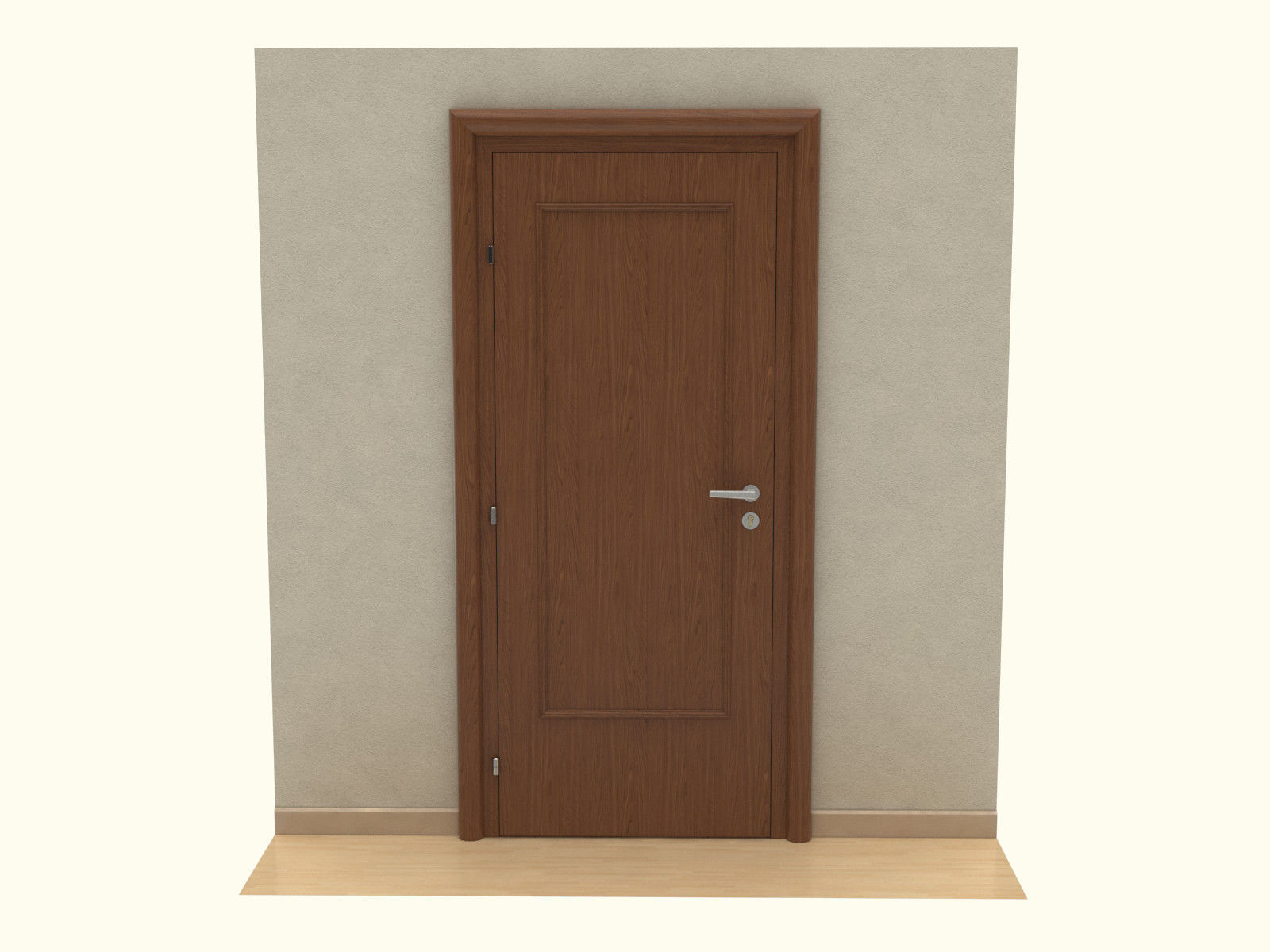 Door set with frame 3D model_63