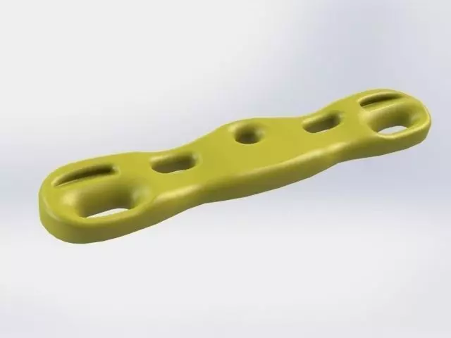 moonboard plastic handle with two holes 3D print model