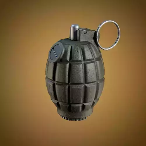 36M Mills bomb 3D model