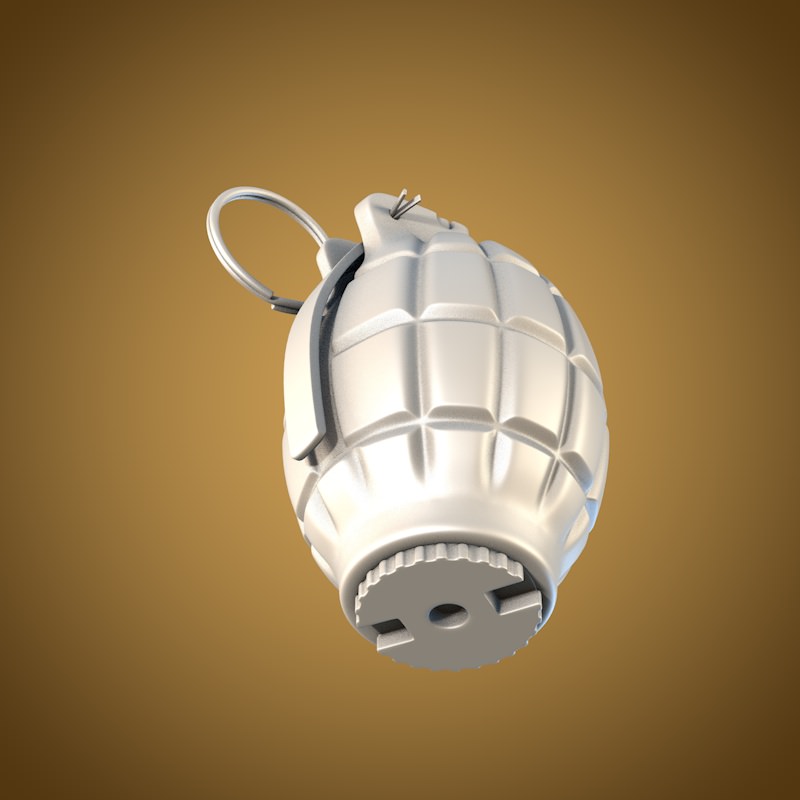 36M Mills bomb 3D model_4