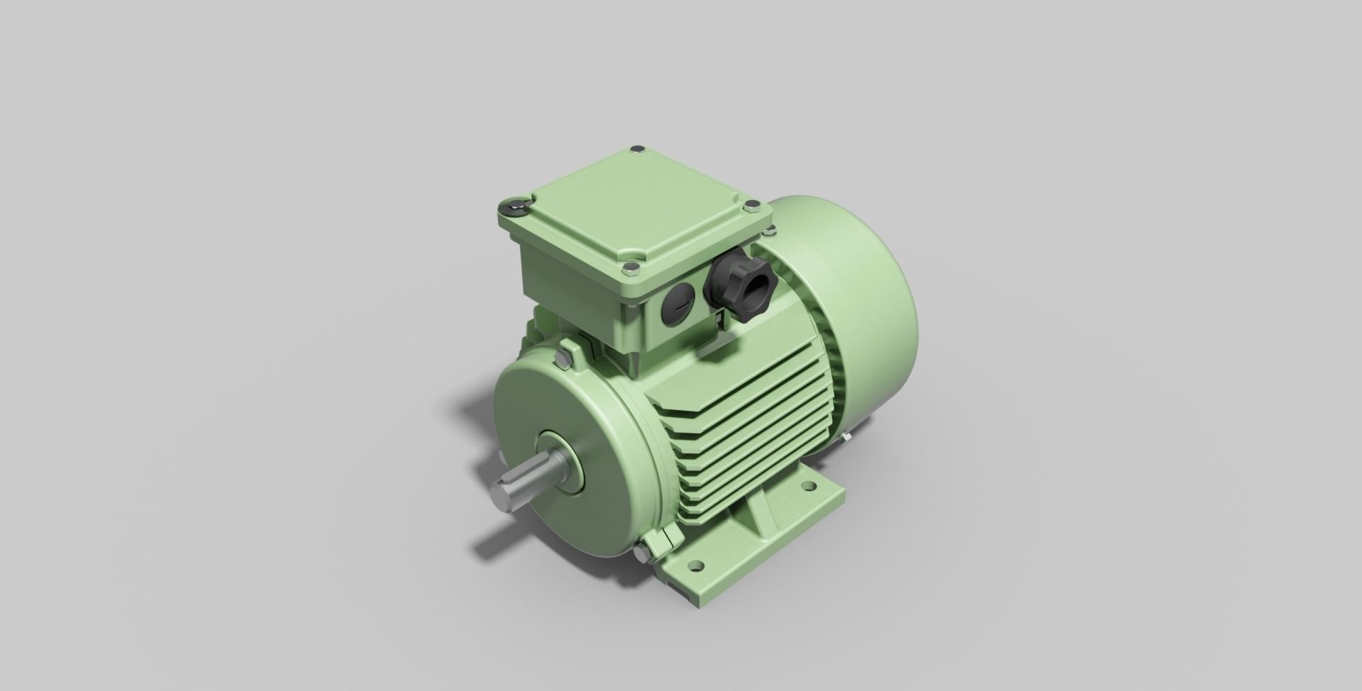 IEC80 B3 -  Electric motor 3D model_3