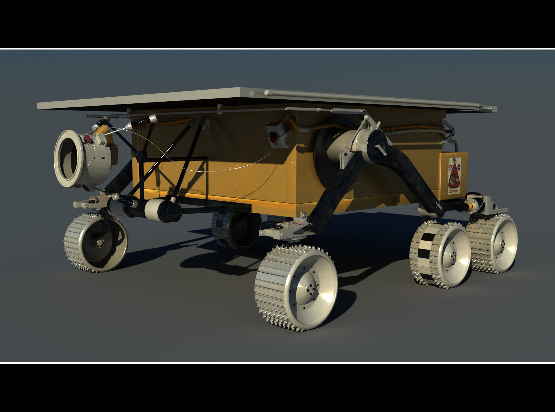 Sojourner Rover 3D model_1