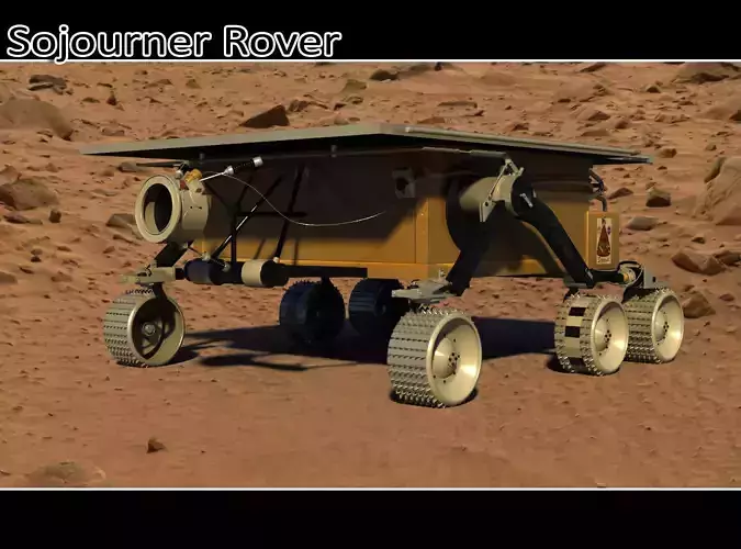 Sojourner Rover 3D model