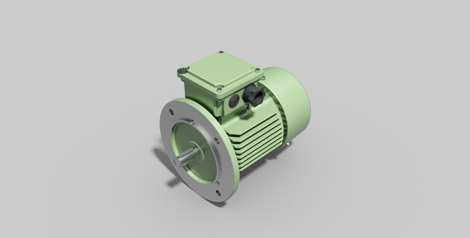 IEC80 B5 -  Electric motor 3D model_2