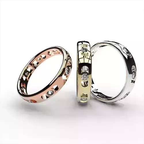 Wedding Ring o101 3D print model
