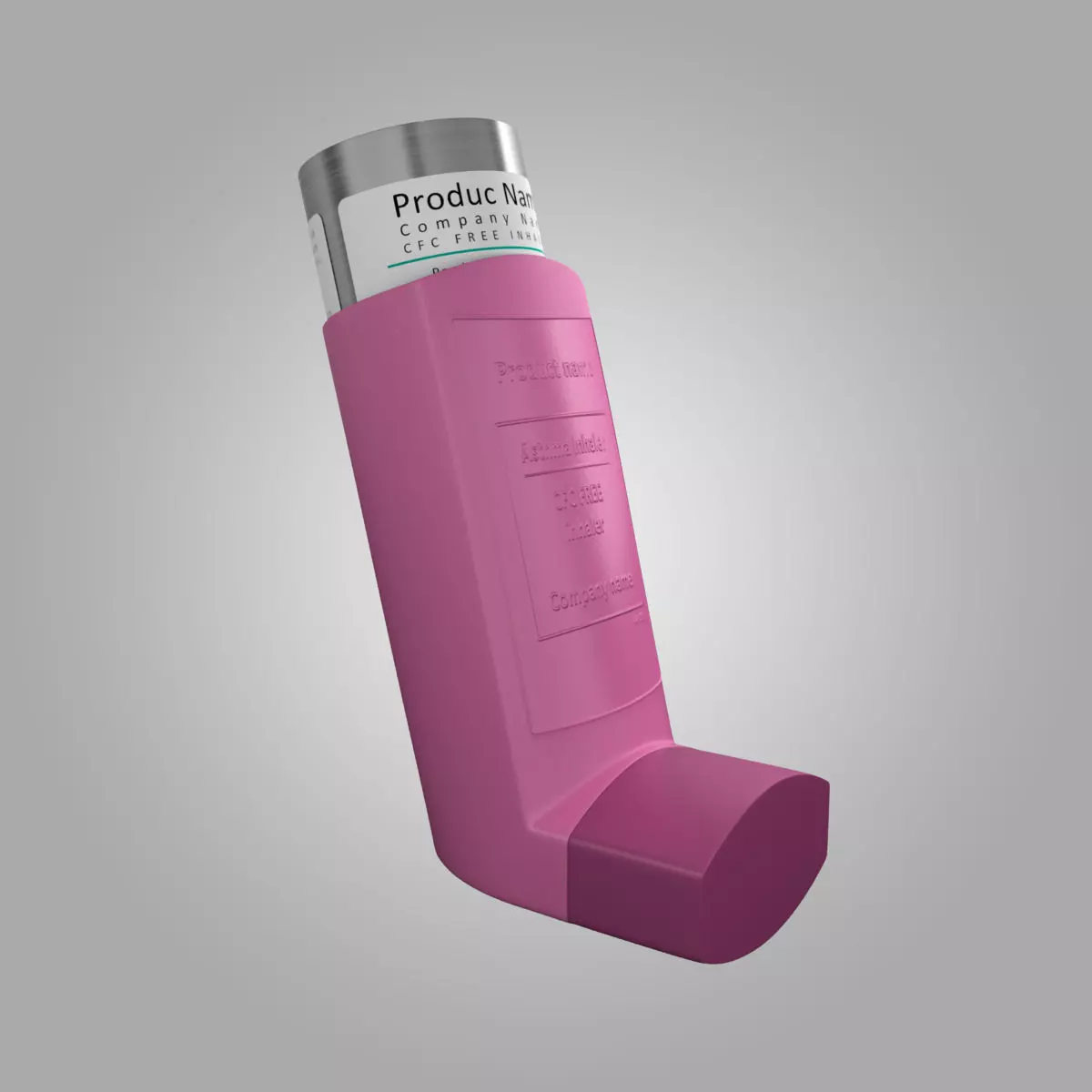 Fostair Asthma Inhaler 3D model