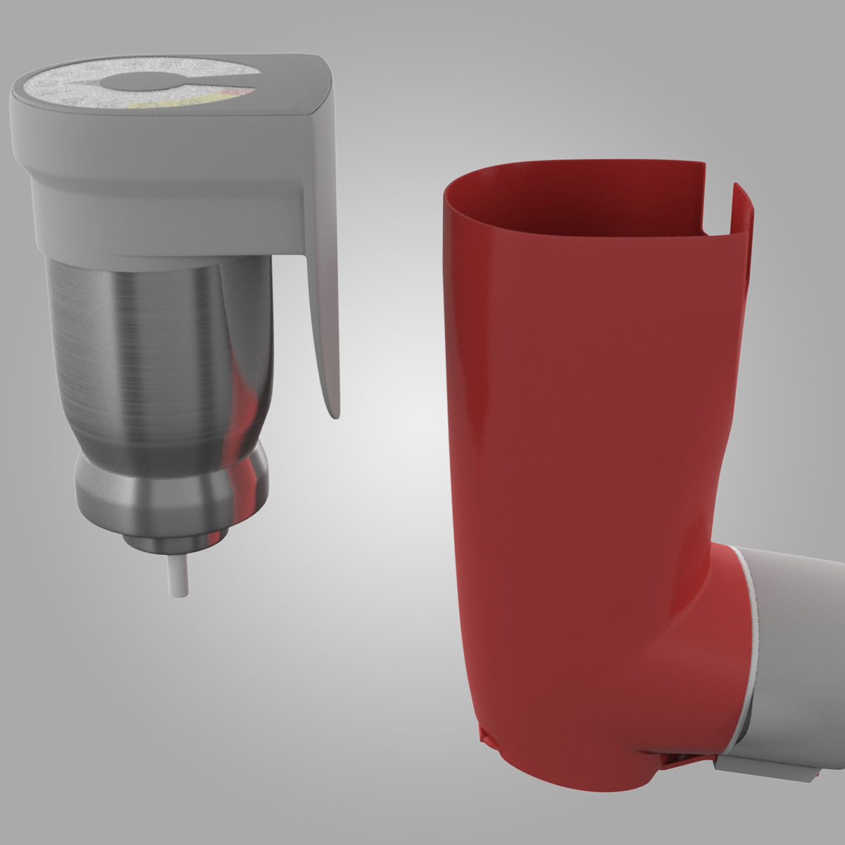Vannair Asthma Inhaler 3D model_7