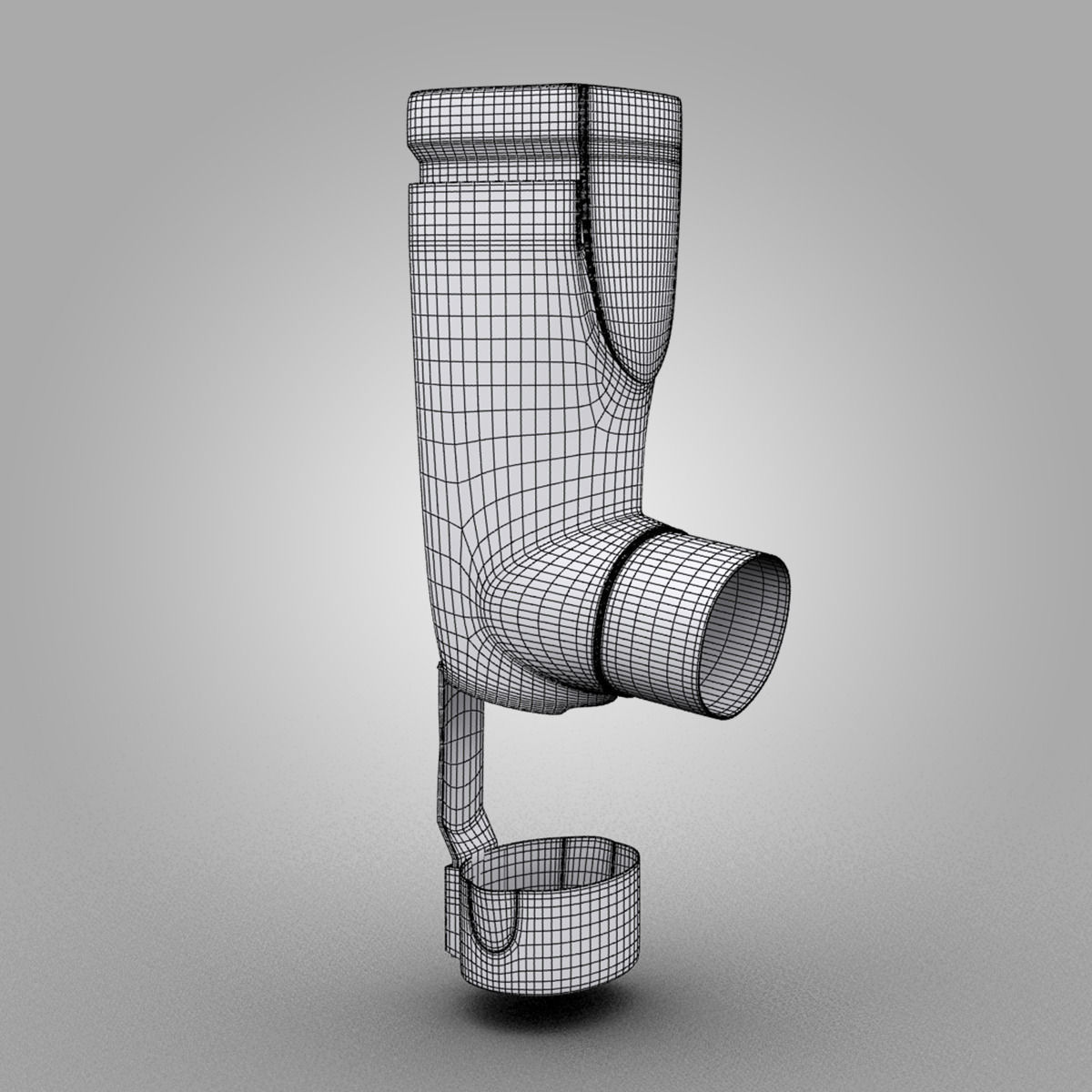 Vannair Asthma Inhaler 3D model_11