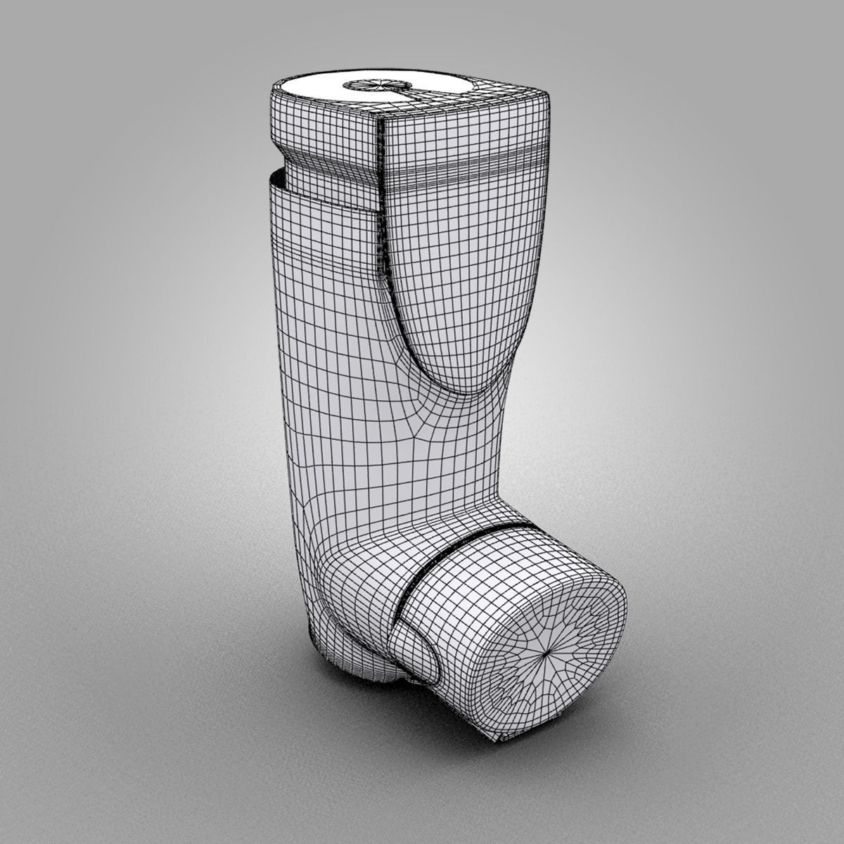 Vannair Asthma Inhaler 3D model_12