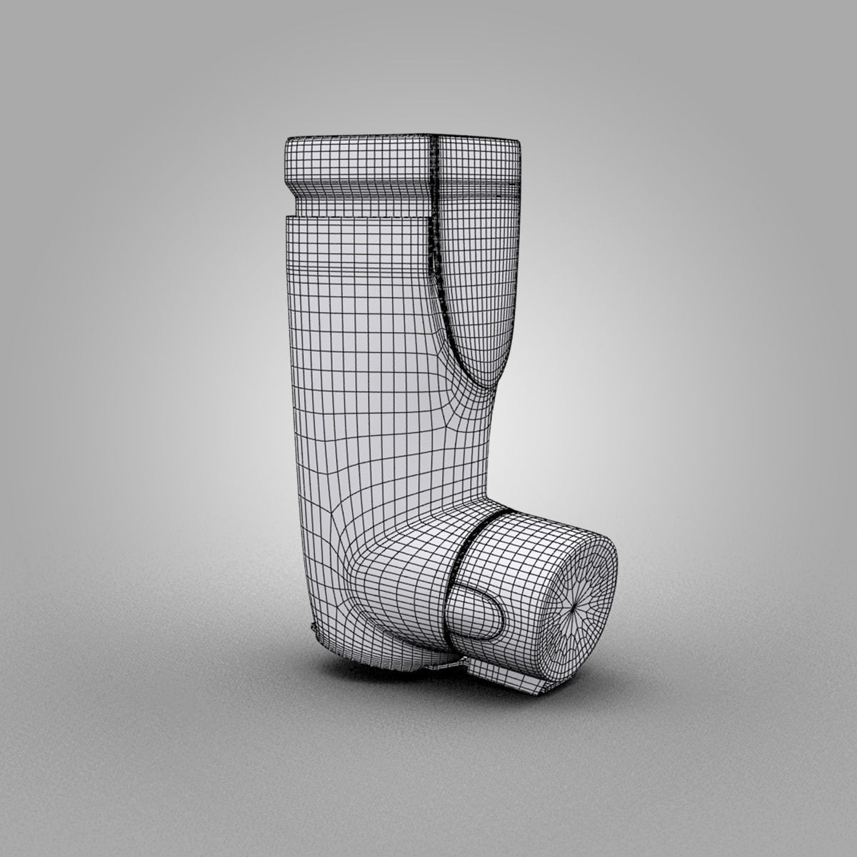 Vannair Asthma Inhaler 3D model_10