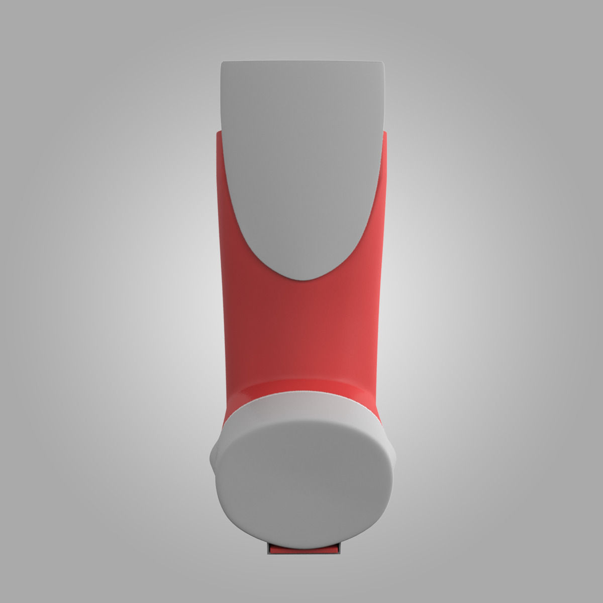 Vannair Asthma Inhaler 3D model_1