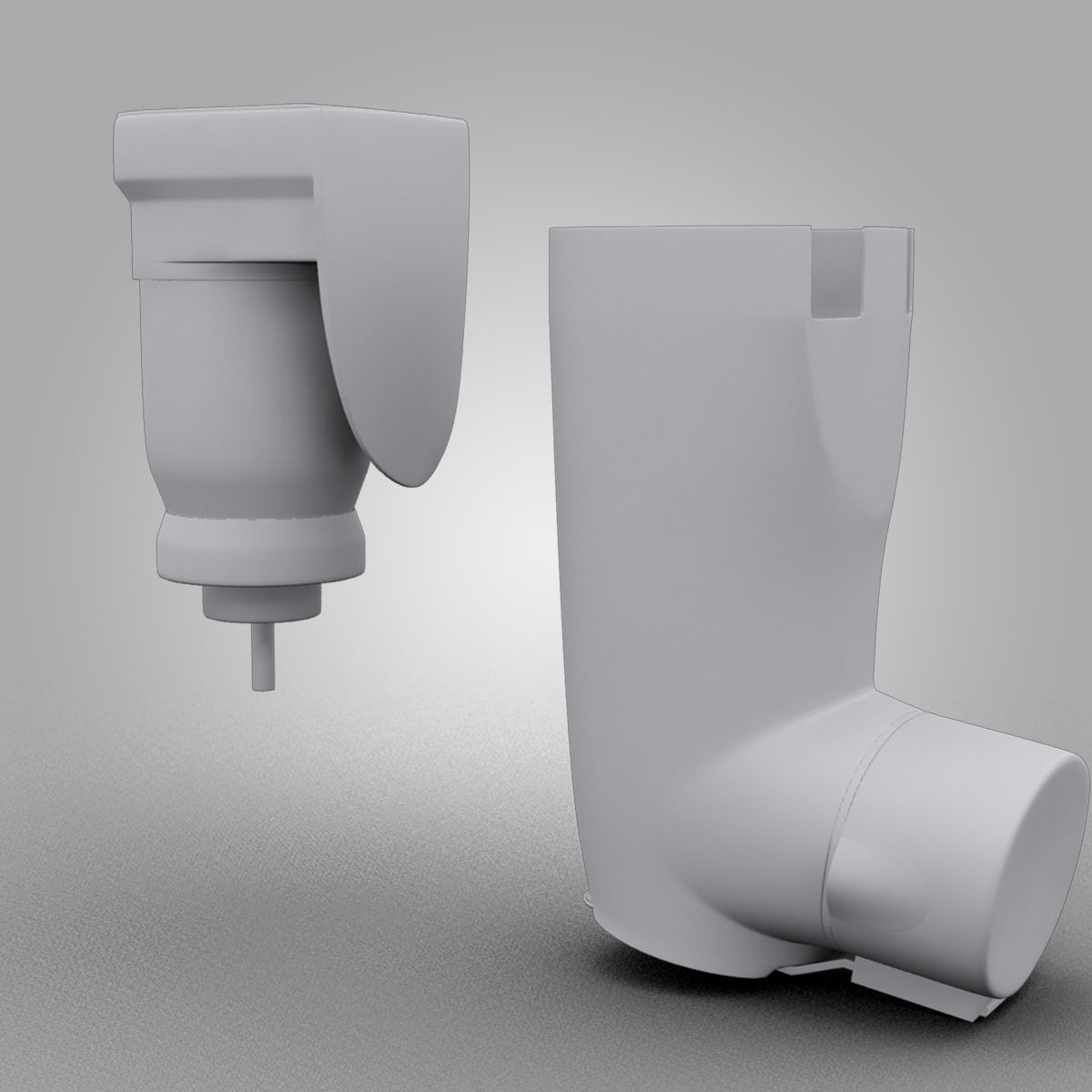 Vannair Asthma Inhaler 3D model_20